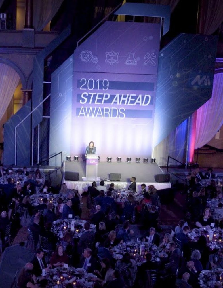 STEP ahead awards stage photograph